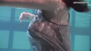 Super Hot Body and Big Tits Teen Katka Underwater