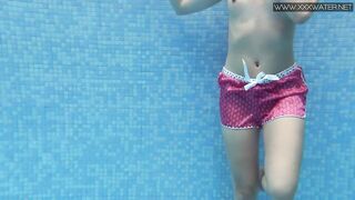 Hot Tattooed Czech Sexy in the Pool