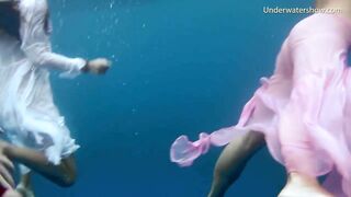 Hot Erotics in the Sea with 3 Girls