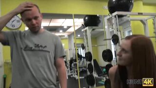 HUNT4K. Spontaneous Pickup in the Gym causes Passionate Sex Scene