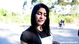 CarneDelMercado - Devora Robles Latina Colombiana Teen first Hardcore Sex on Camera