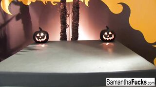 Samantha And Alex Halloween Fuck