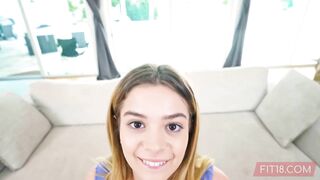 FIT18 - Molly Little - Flexible Tiny Kawaii Teen Gets Creampie In POV - 60FPS