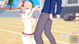 [Hentai Game Koikatsu! ]Have sex with Big tits Genshin Impact Yoimiya.3DCG Erotic Anime Video.