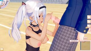 [Hentai Game Koikatsu! ]Have sex with Big tits Vtuber Matsukai Mao.3DCG Erotic Anime Video.