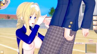[Hentai Game Koikatsu! ]Have sex with Big tits SAO Alice.3DCG Erotic Anime Video.