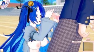 [Hentai Game Koikatsu! ]Have sex with Big tits Vtuber Amamiya Kokoro.3DCG Erotic Anime Video.